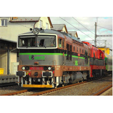 Pohlednice, Motorová lokomotiva 750 096-0 KDS v Letohradě, Letohradský železniční klub 2022112